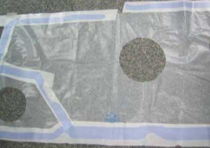 3M SP7533水性丝网印刷胶在汽车车门防水膜上的应用。